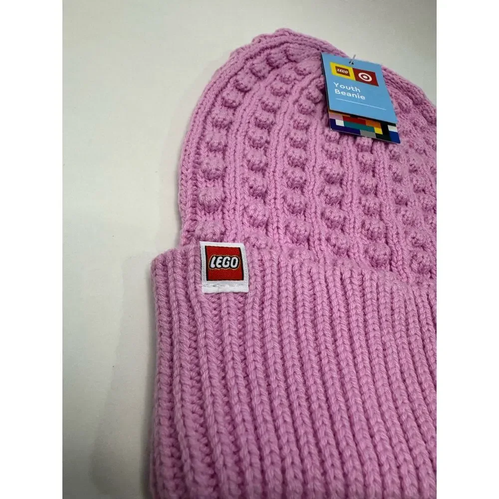 LEGO Minifigure Patch Beanie Hat -LEGO Collection x Target Red Limited Ed Youth